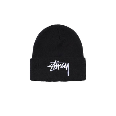 Stussy Big Stock Cuff Black Beanie