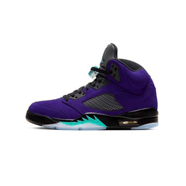 Air Jordan Mens 5 Retro Purple Grape Shoes