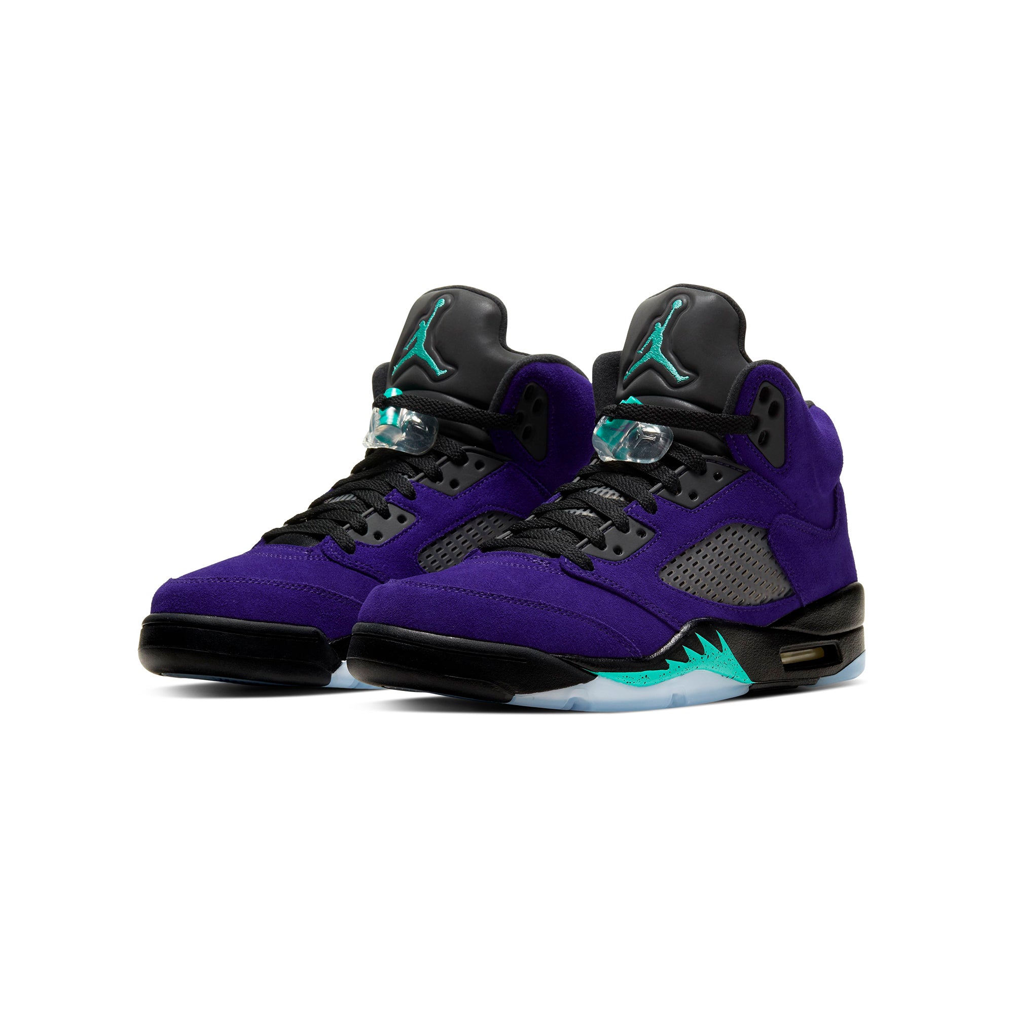 Air Jordan Mens 5 Retro Purple Grape Shoes