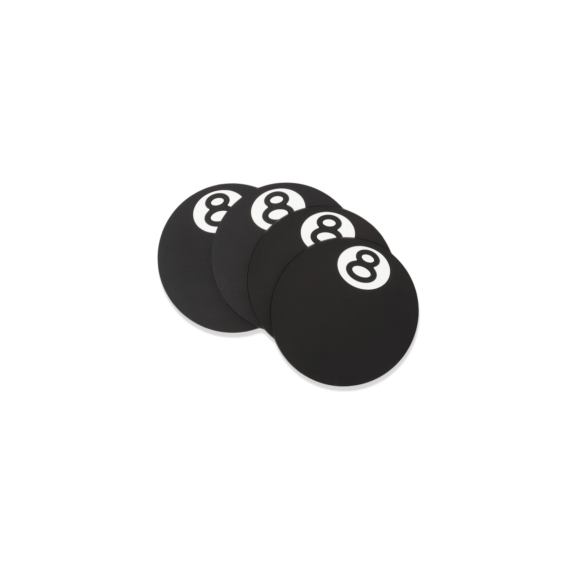 Stussy 8 Ball Rubber Coaster Set