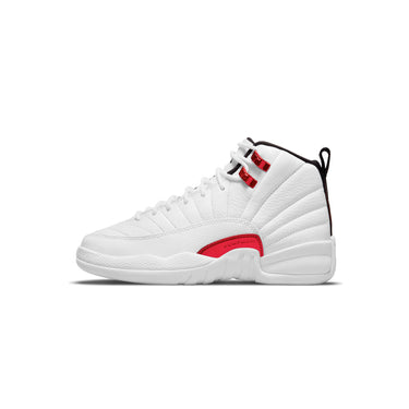 Air Jordan Big Kids 12 Retro Shoes White/Black/University Red