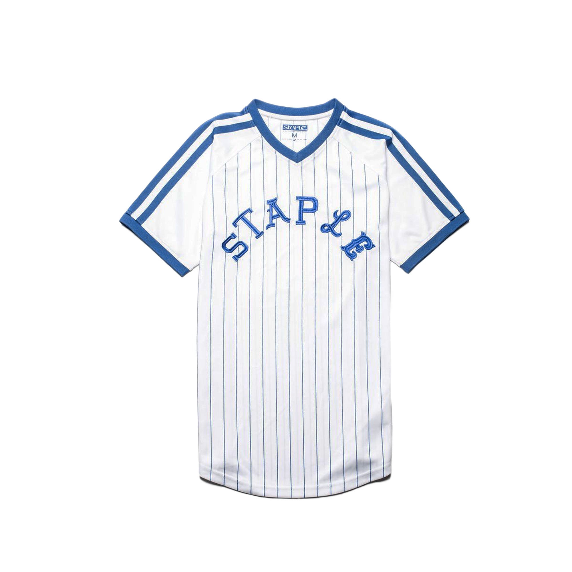 Staple Men's Poly V-Neck Jersey - White