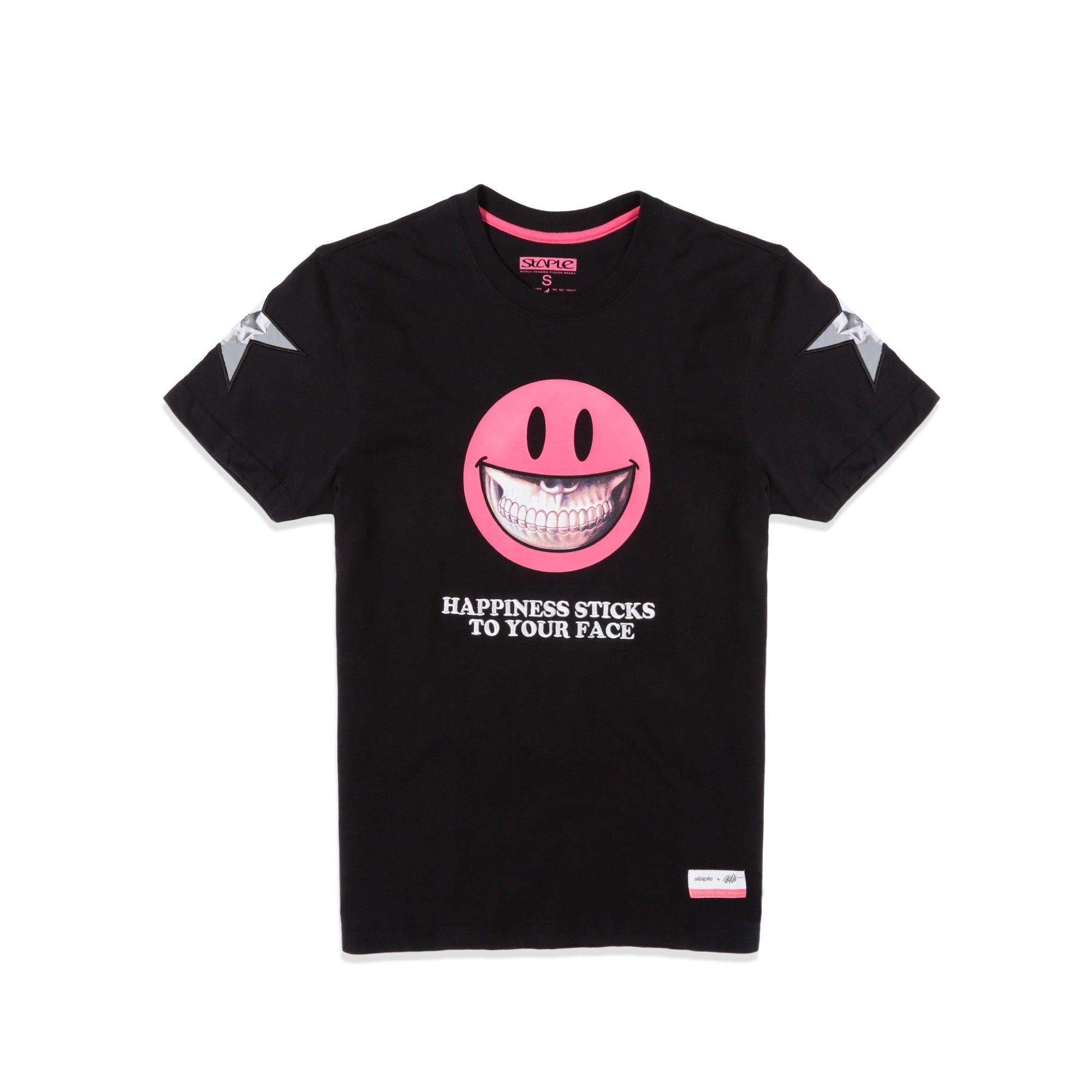 Staple x Ron English Men's Smile Tee - Black