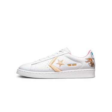 Converse Mens Pro Leather OX Shoes 'White/Multi'
