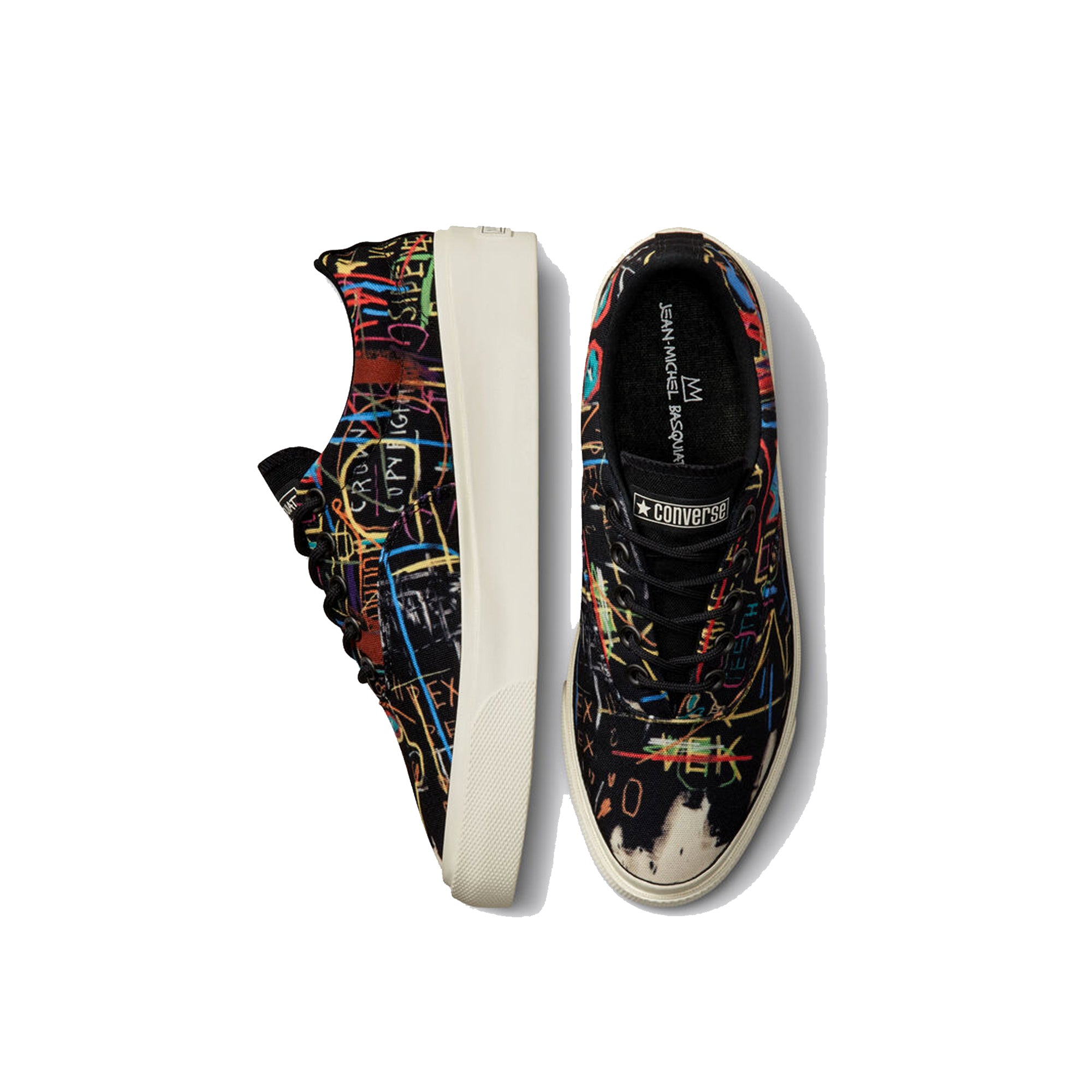 Converse Mens Skid Grip Ox Shoes 'Blk/Multi'