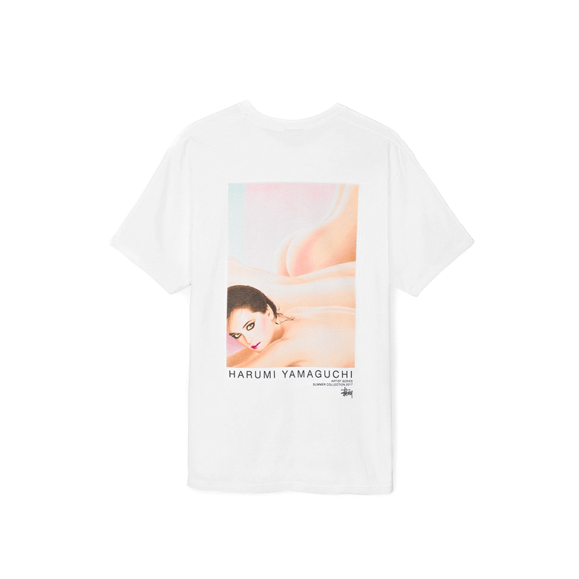 Stussy Men's Harumi Yamaguchi Nude Tee- White