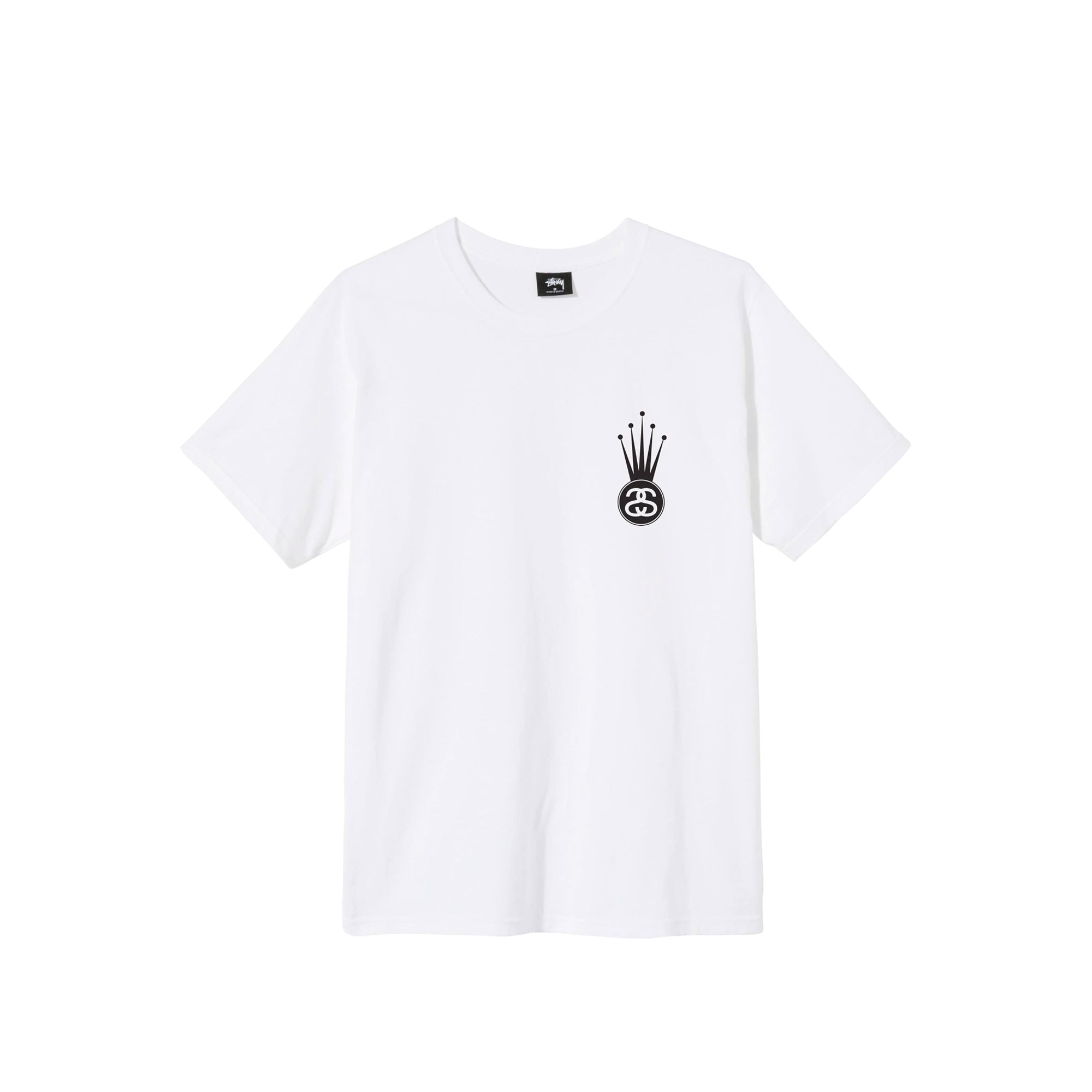 Stussy Men Crown Link White Tee