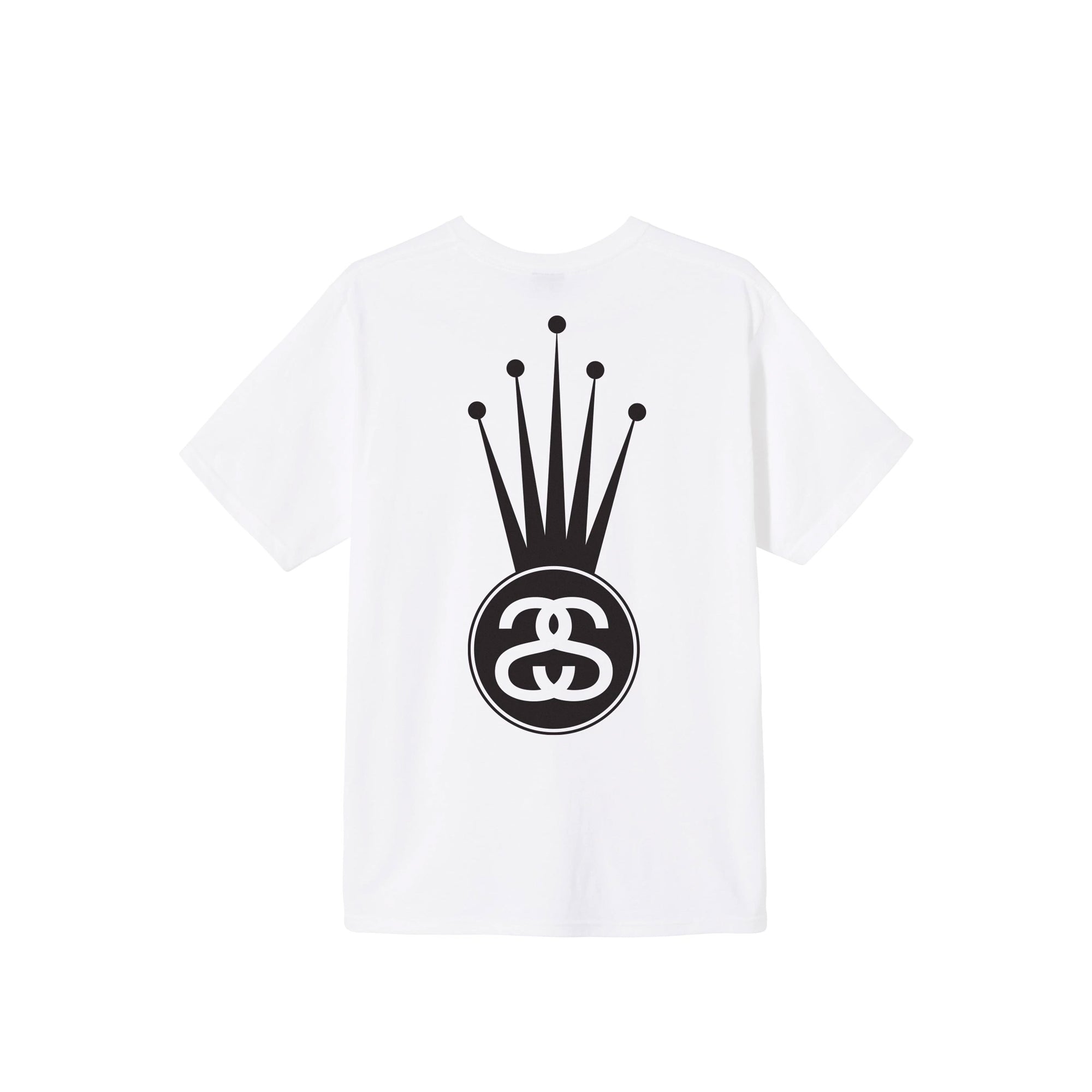 Stussy Men Crown Link White Tee