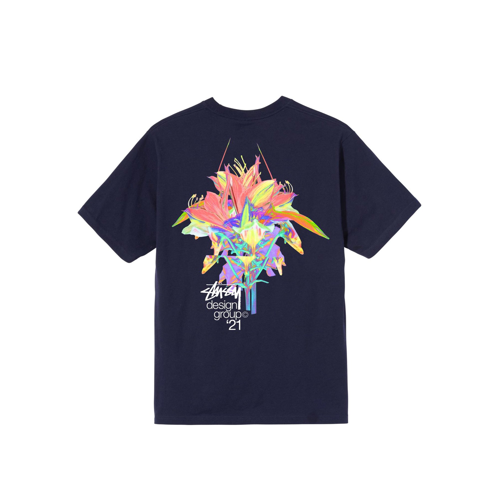 Stussy Mens Design Group 21 Navy Tee