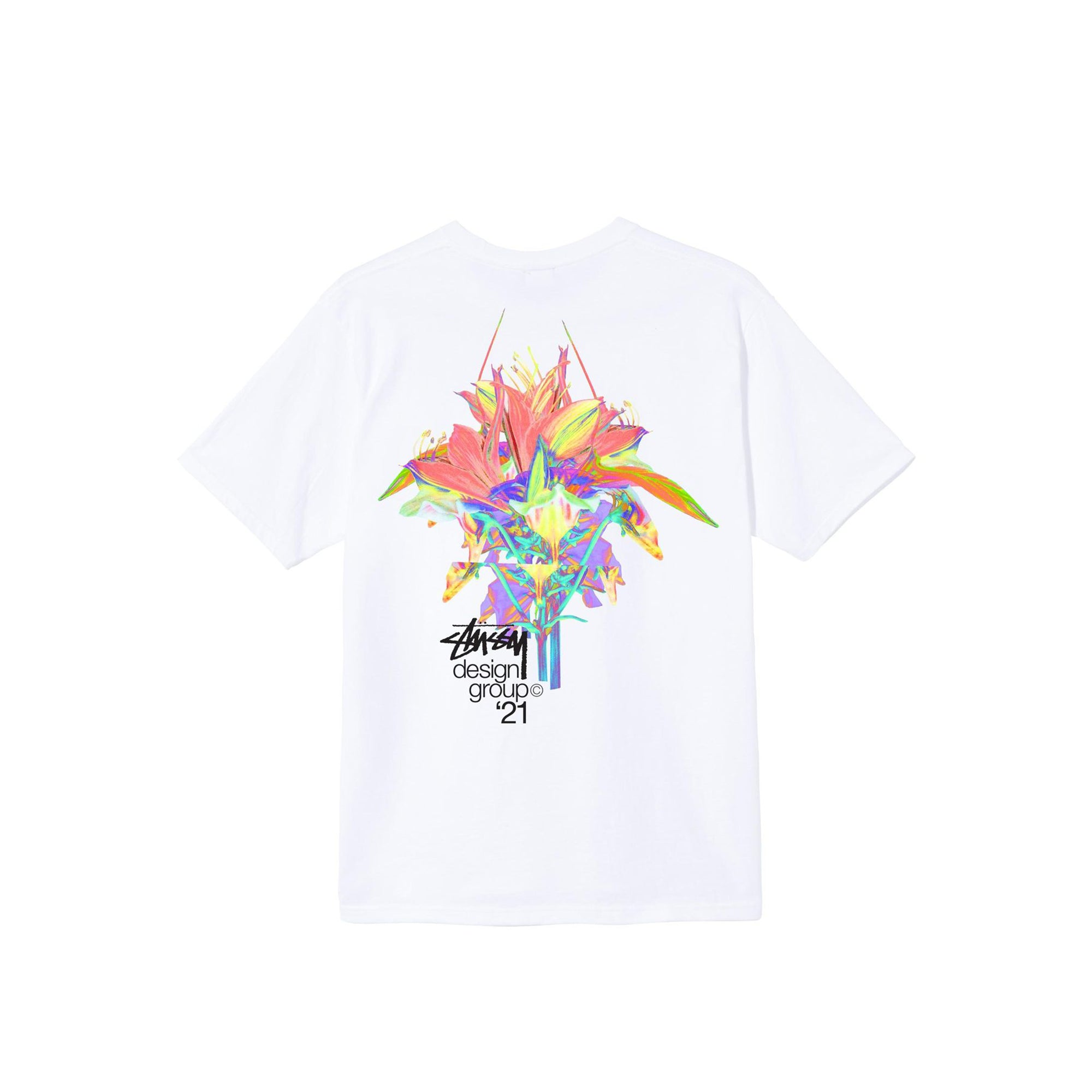 Stussy Mens Design Group 21 White Tee