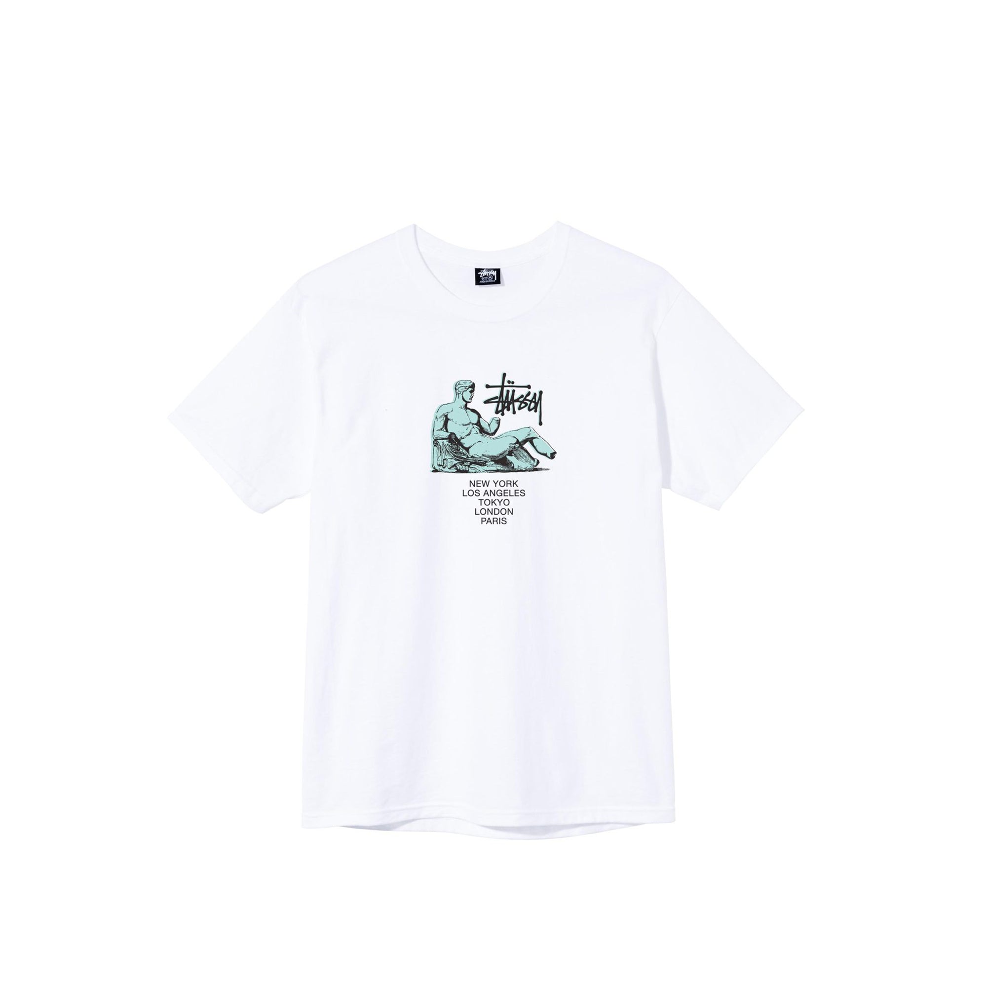 Stussy Mens Dionysos White Tee