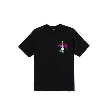 Stussy Mens Psychedelic Black Tee