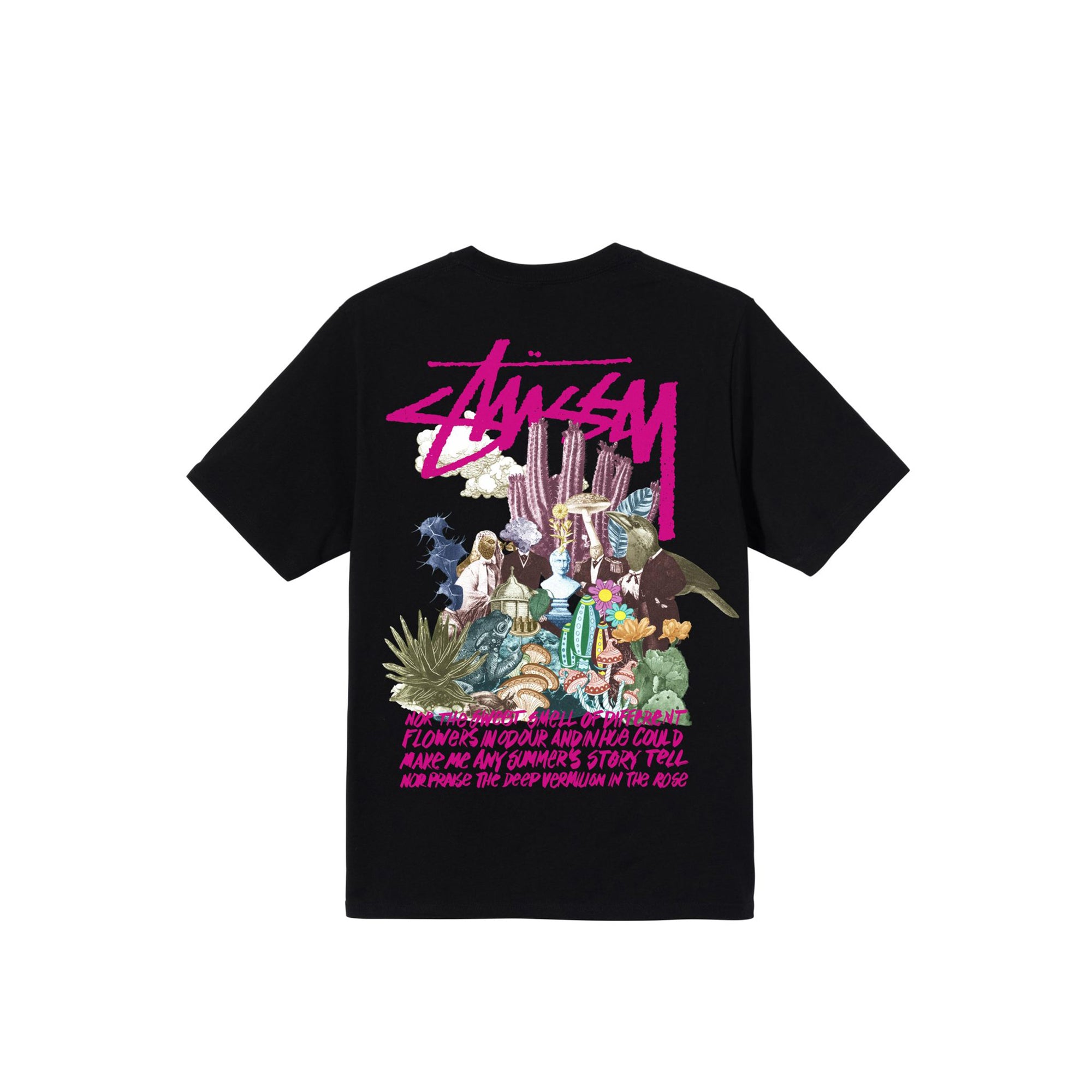 Stussy Mens Psychedelic Black Tee – Extra Butter