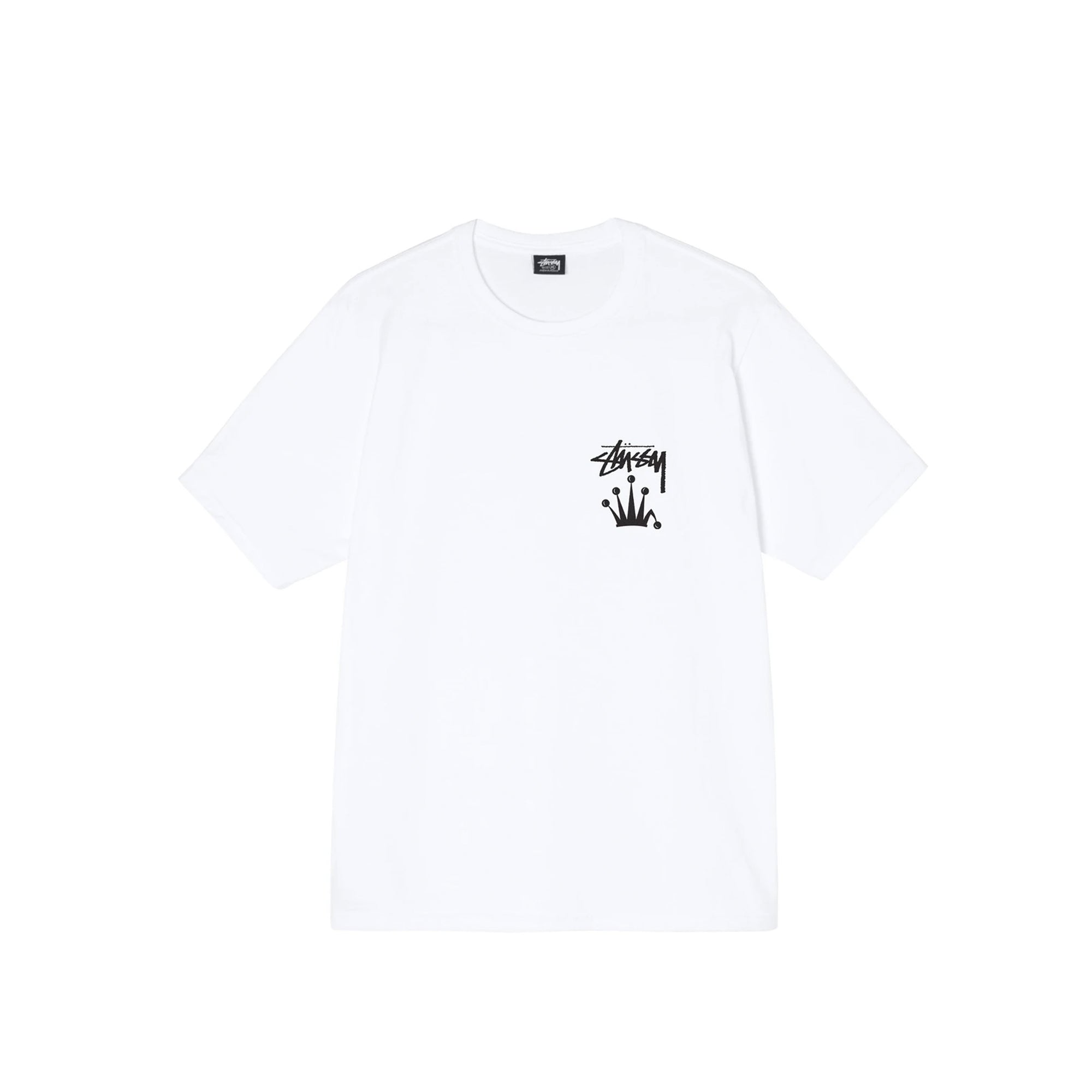 Stussy Mens Stock Crown Tee 'White'