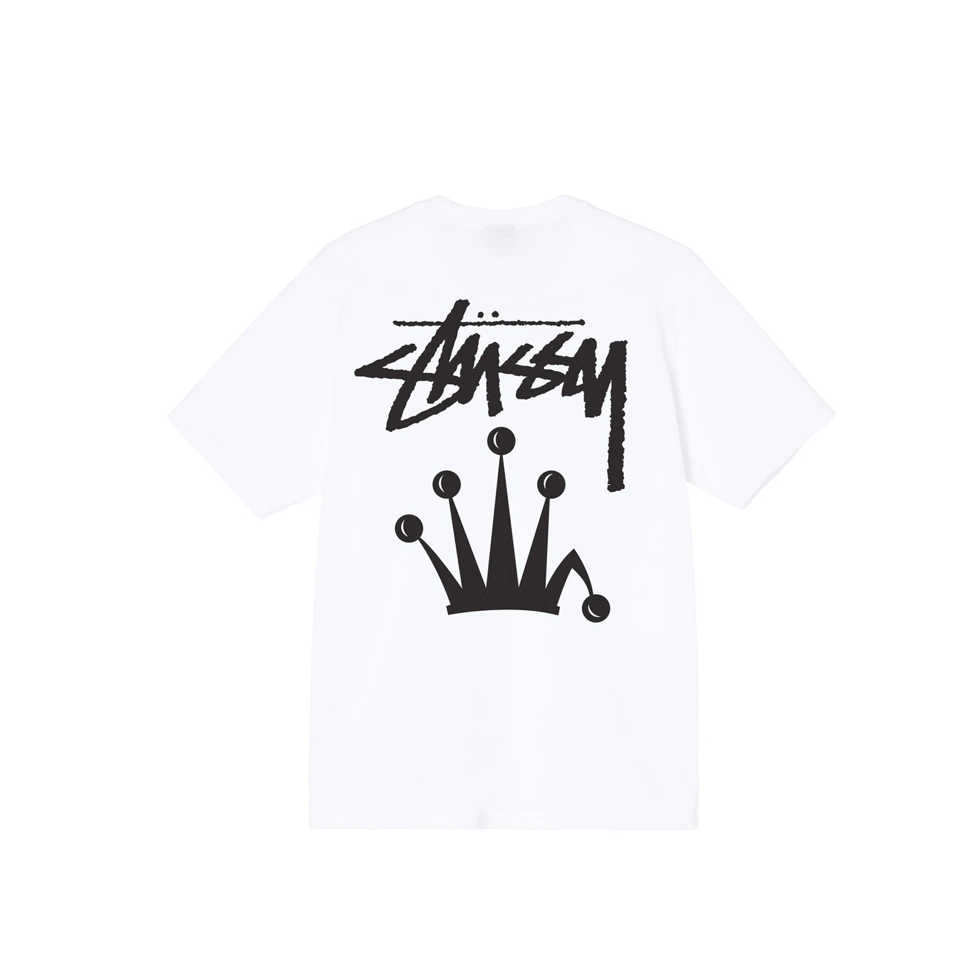 Stussy Mens Stock Crown Tee 'White'