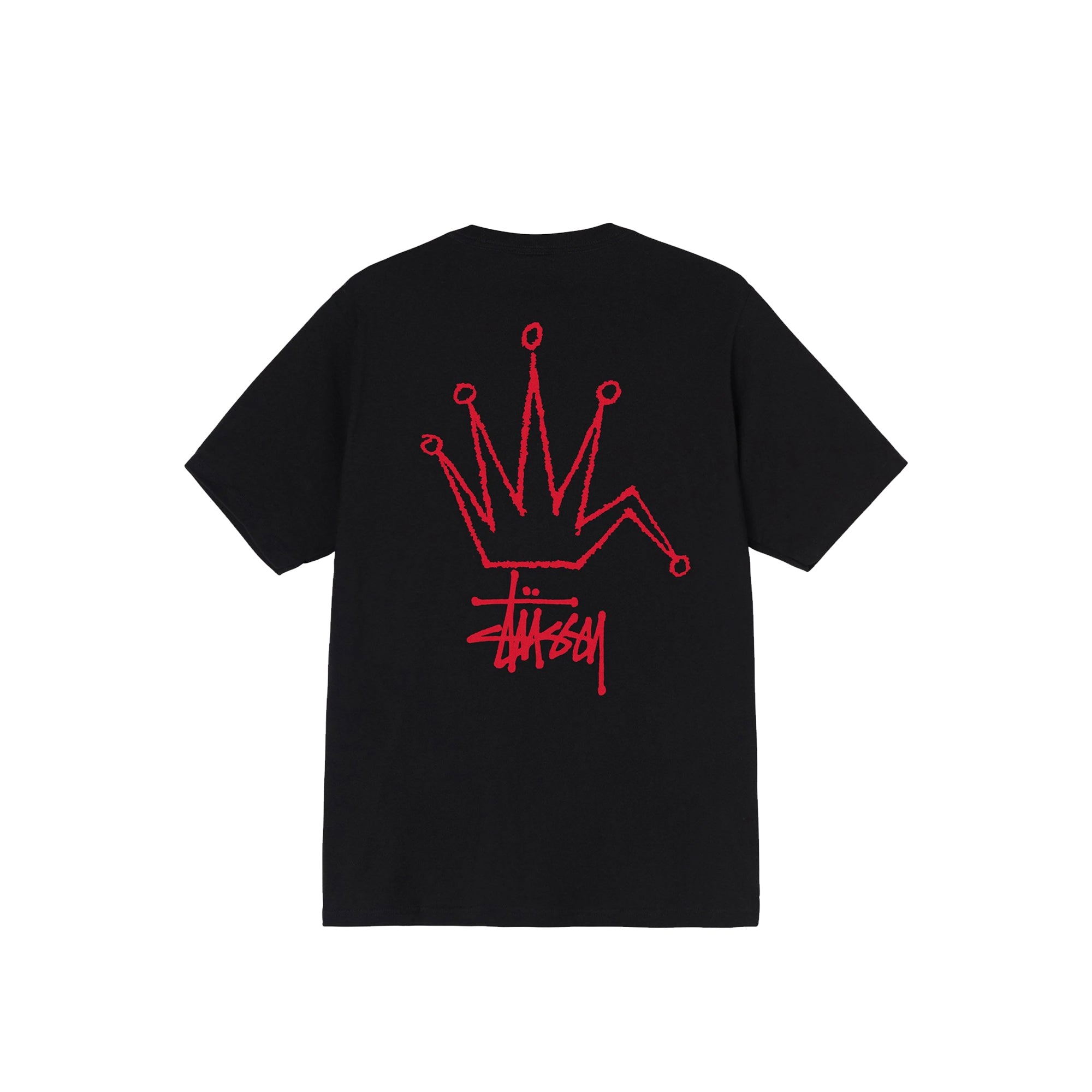 Stussy Mens Broken Crown Tee 'Black'