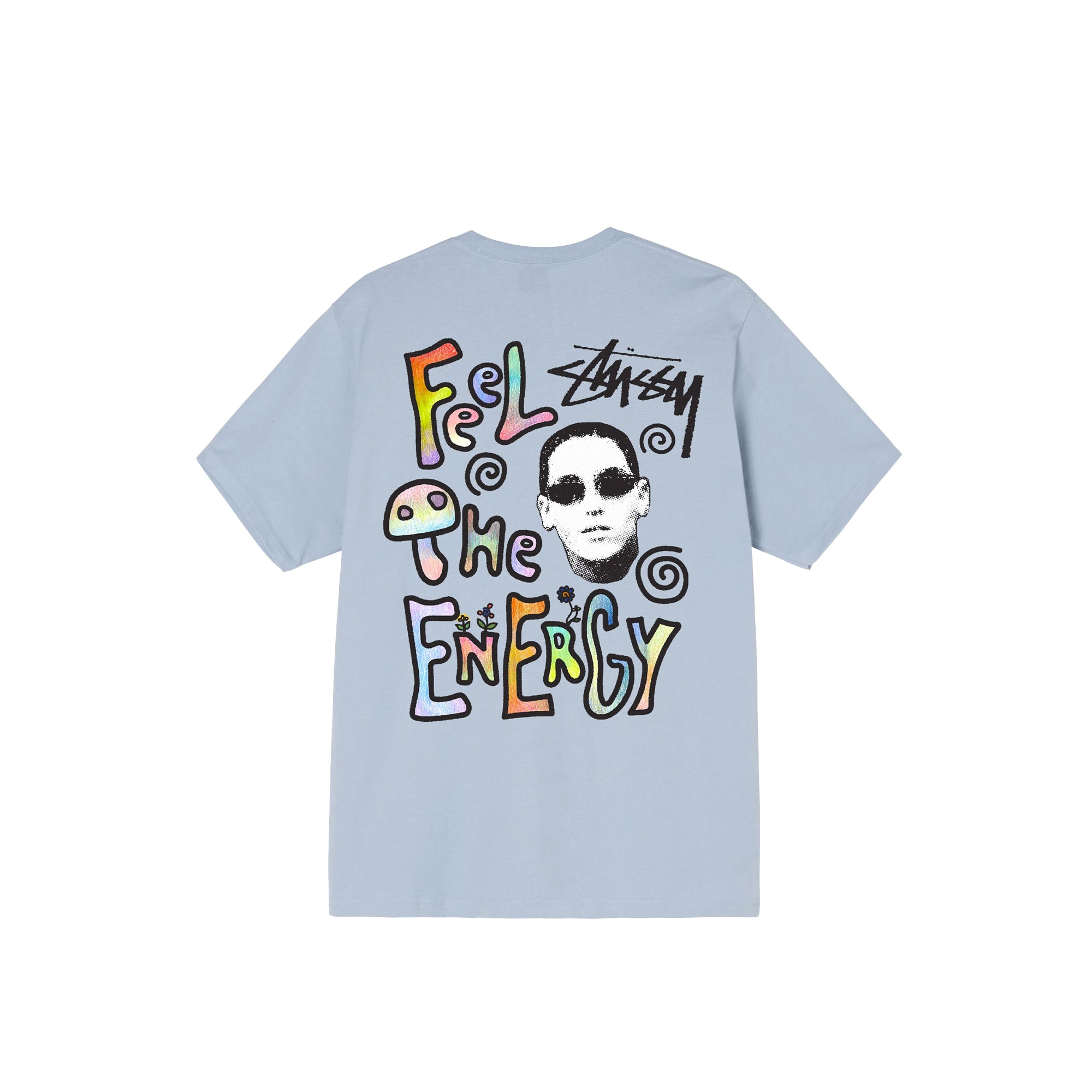 Stussy Mens Engery Tee 'Steel'