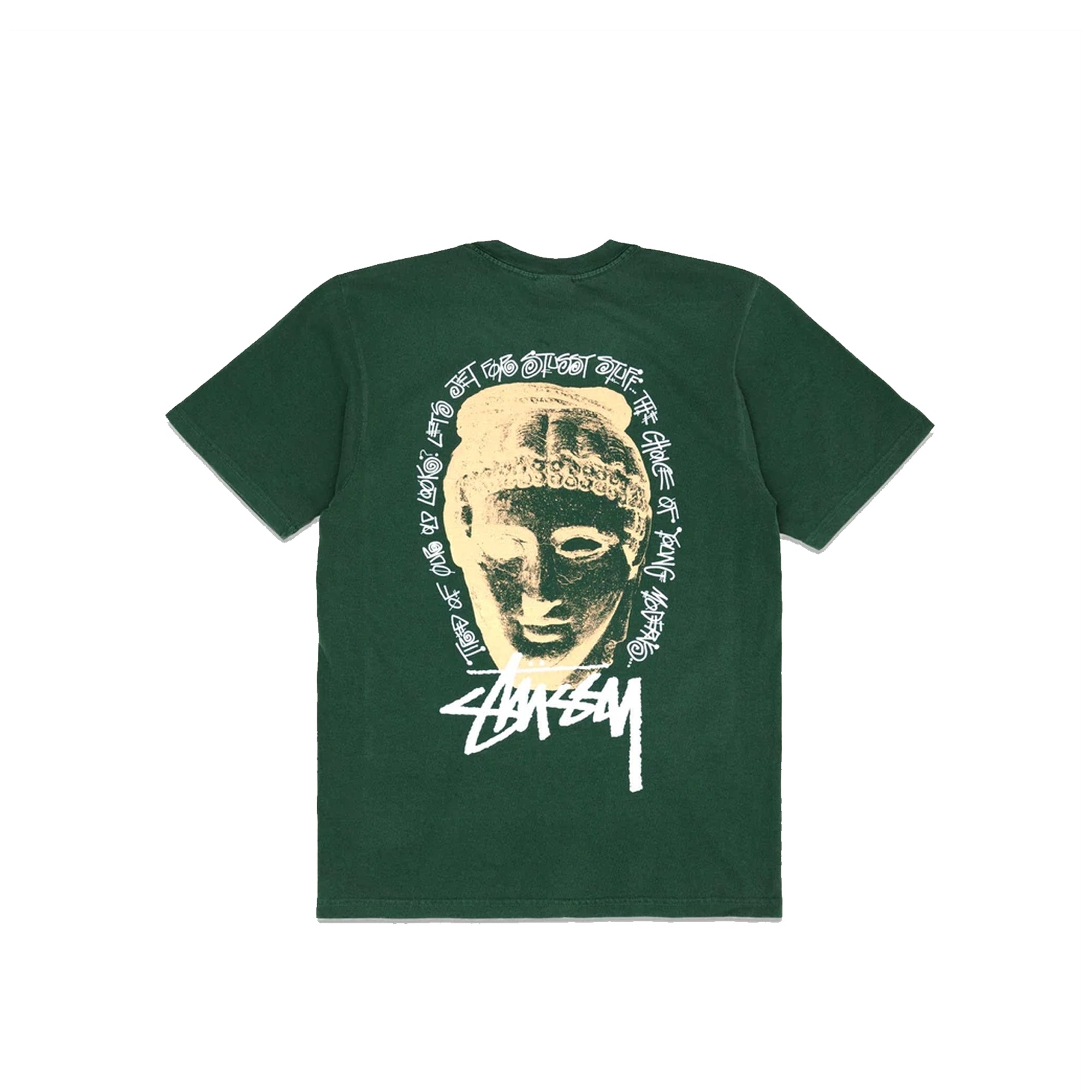 Stussy Mens Young Moderns Pig. Dyed Tee 'Pine'