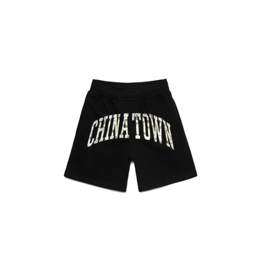 Chinatown Market Mens Money Arc Sweat Shorts 'Black'