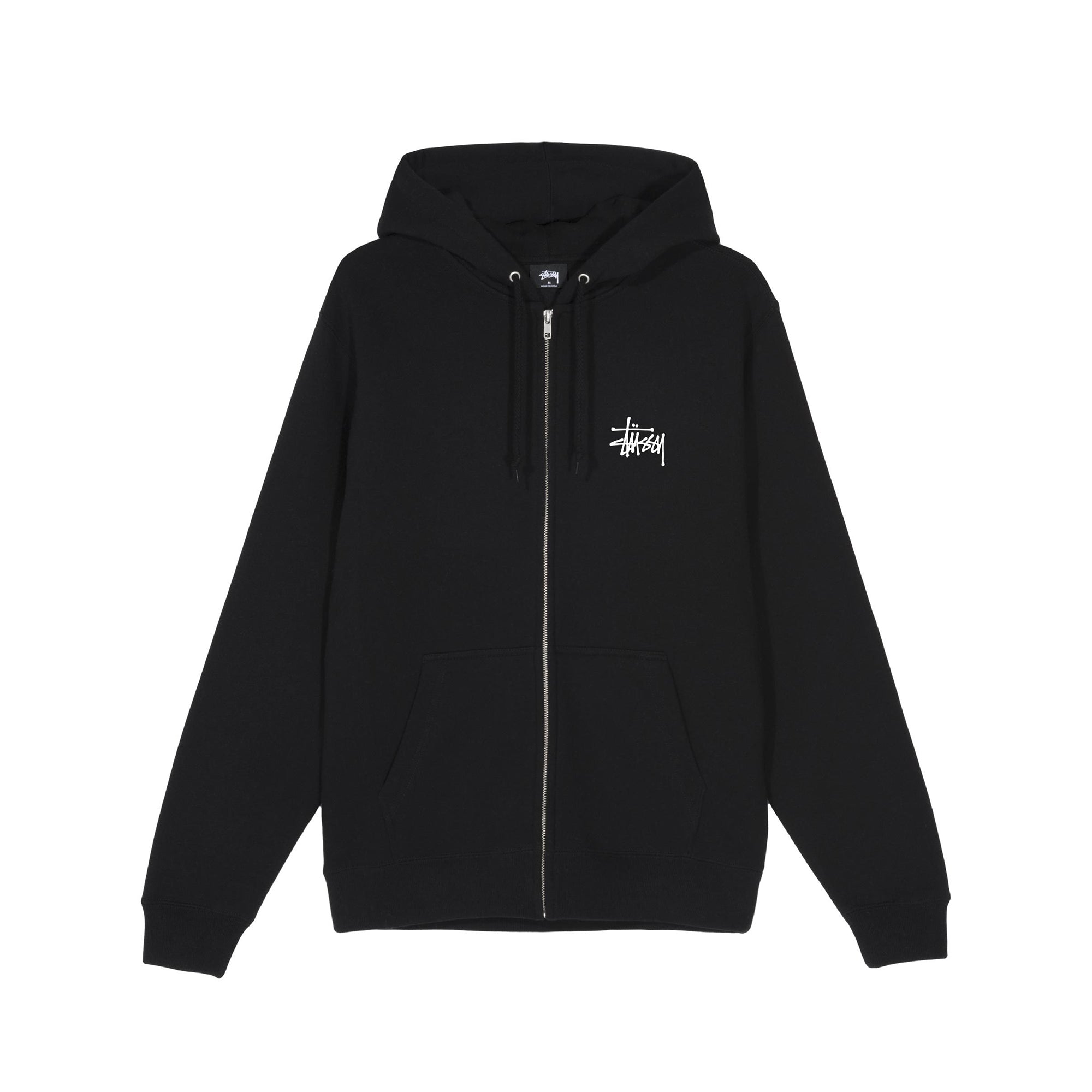 STUSSY BASIC ZIP HOODIE