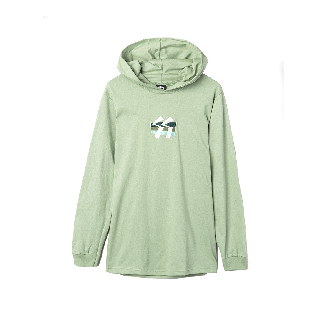 Stussy SS Box Stripe Hoody - Green