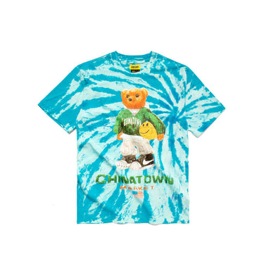 Chinatown Market Mens Smiley Sketch Basketball Bear Tee