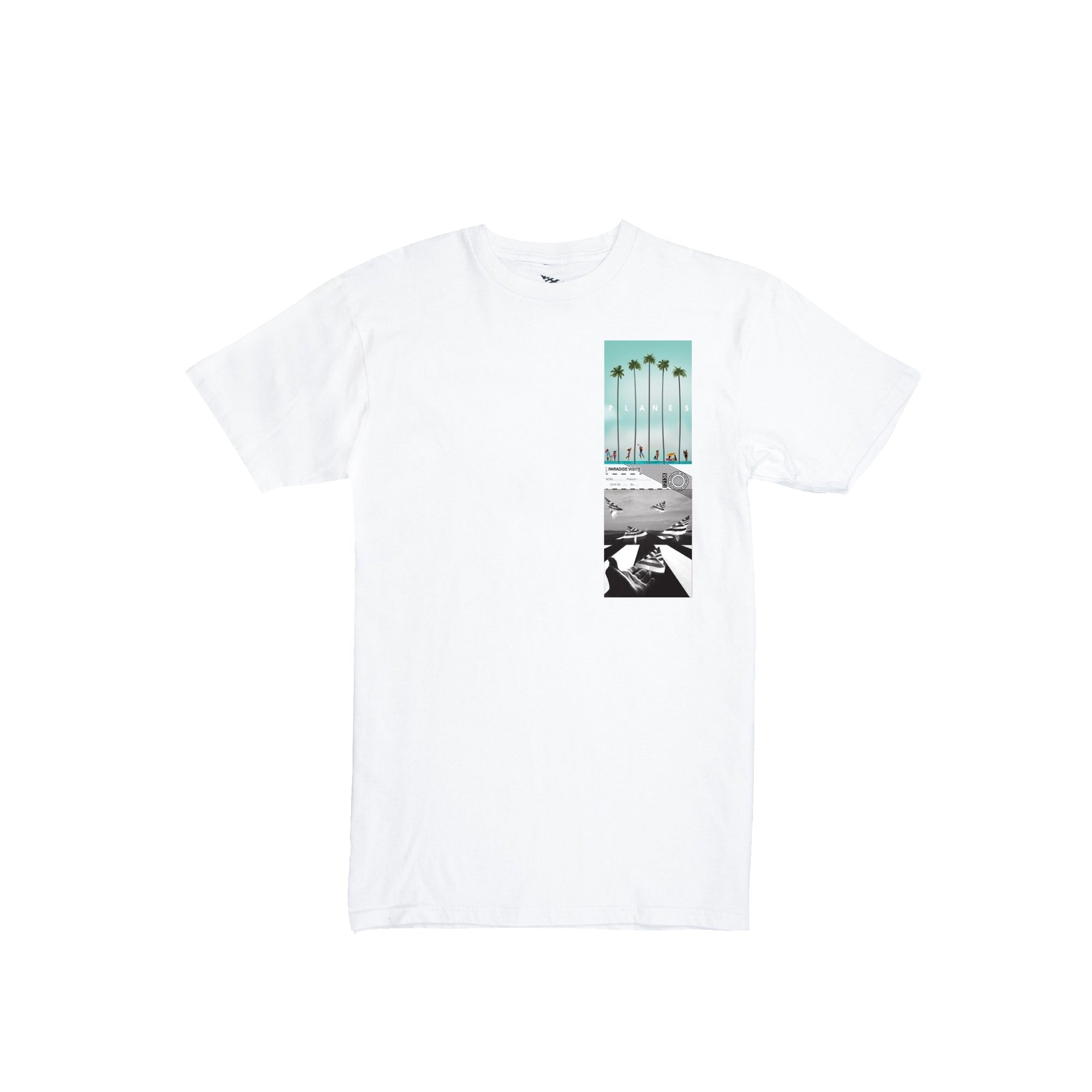 Paper Planes Mens Palm Beach Tee 'White'