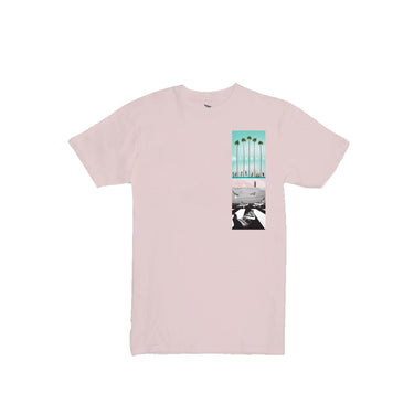 Paper Planes Mens Palm Beach Tee 'Washed Pink'