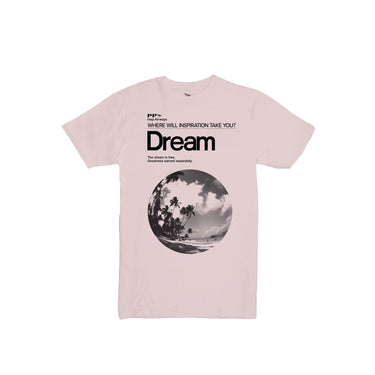 Paper Planes Mens International Dreams Tee 'Washed Pink'