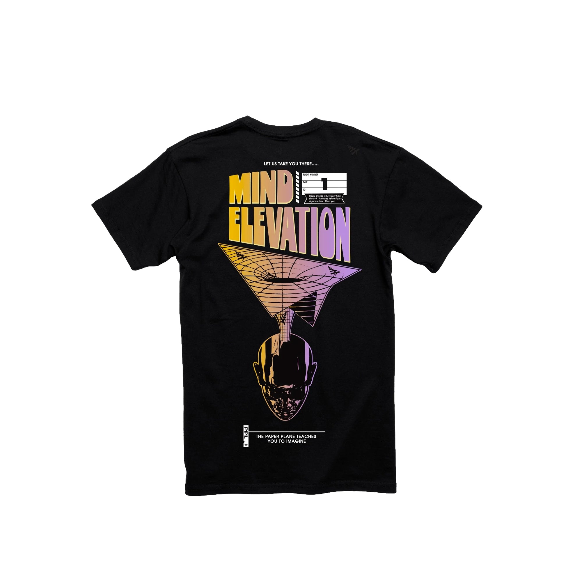 Paper Planes Mens Mind Elevation Tee 'Black'