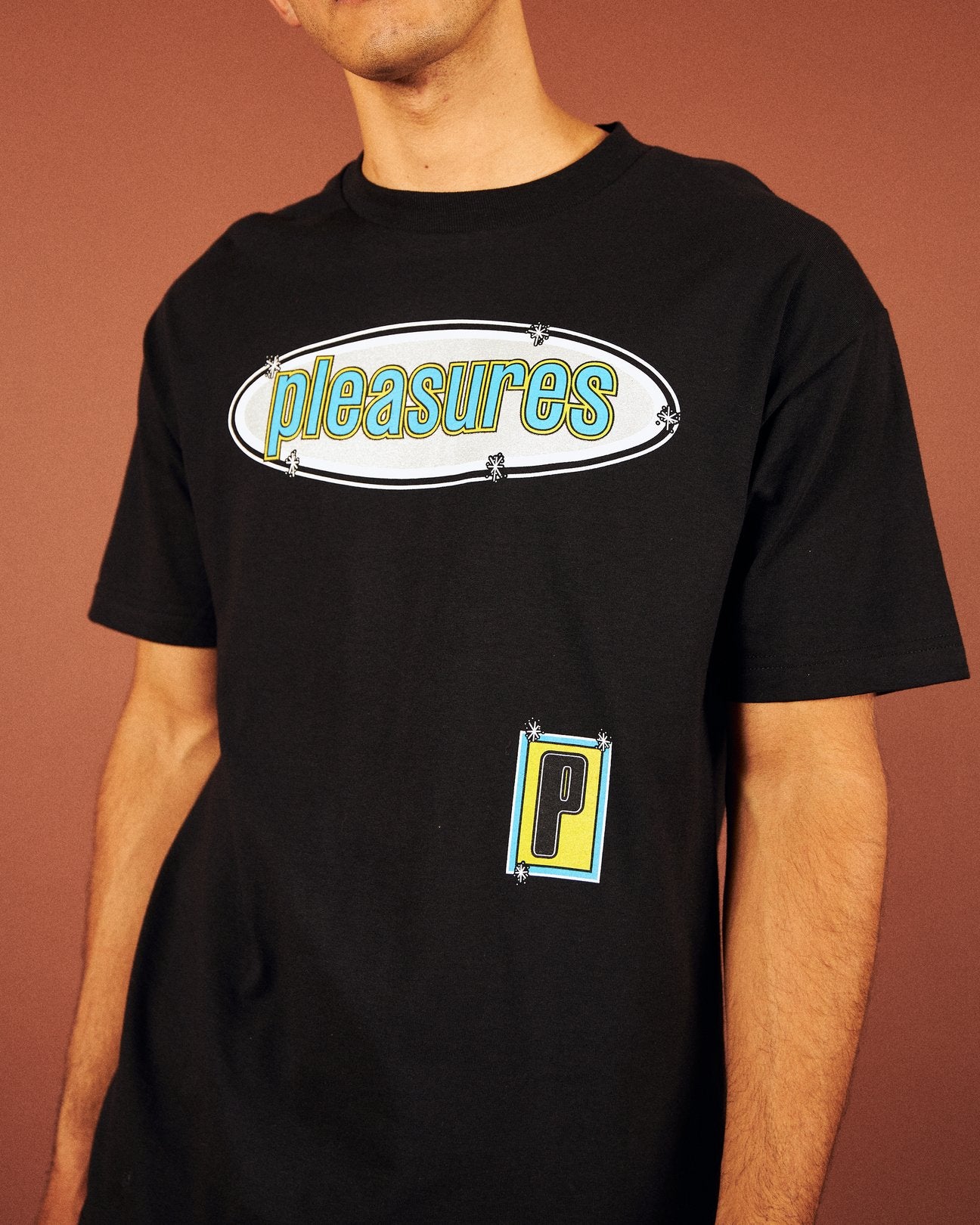 Pleasures Men Eazy Black T-Shirt