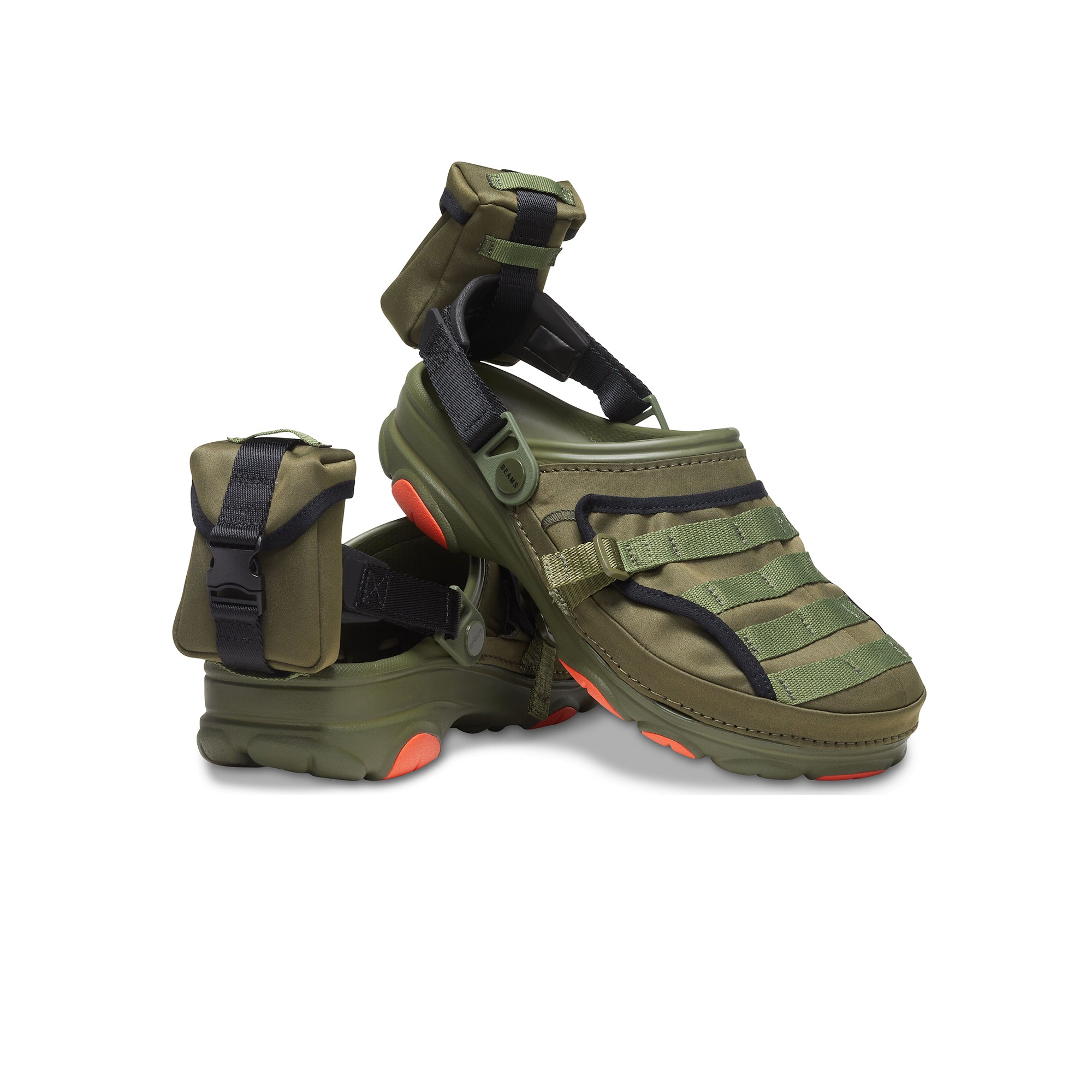 crocs BEAMS別注 Classic All Terrain Clog Crocs x Beams Classic All-Terrain Military Clog Shoes 'Olive