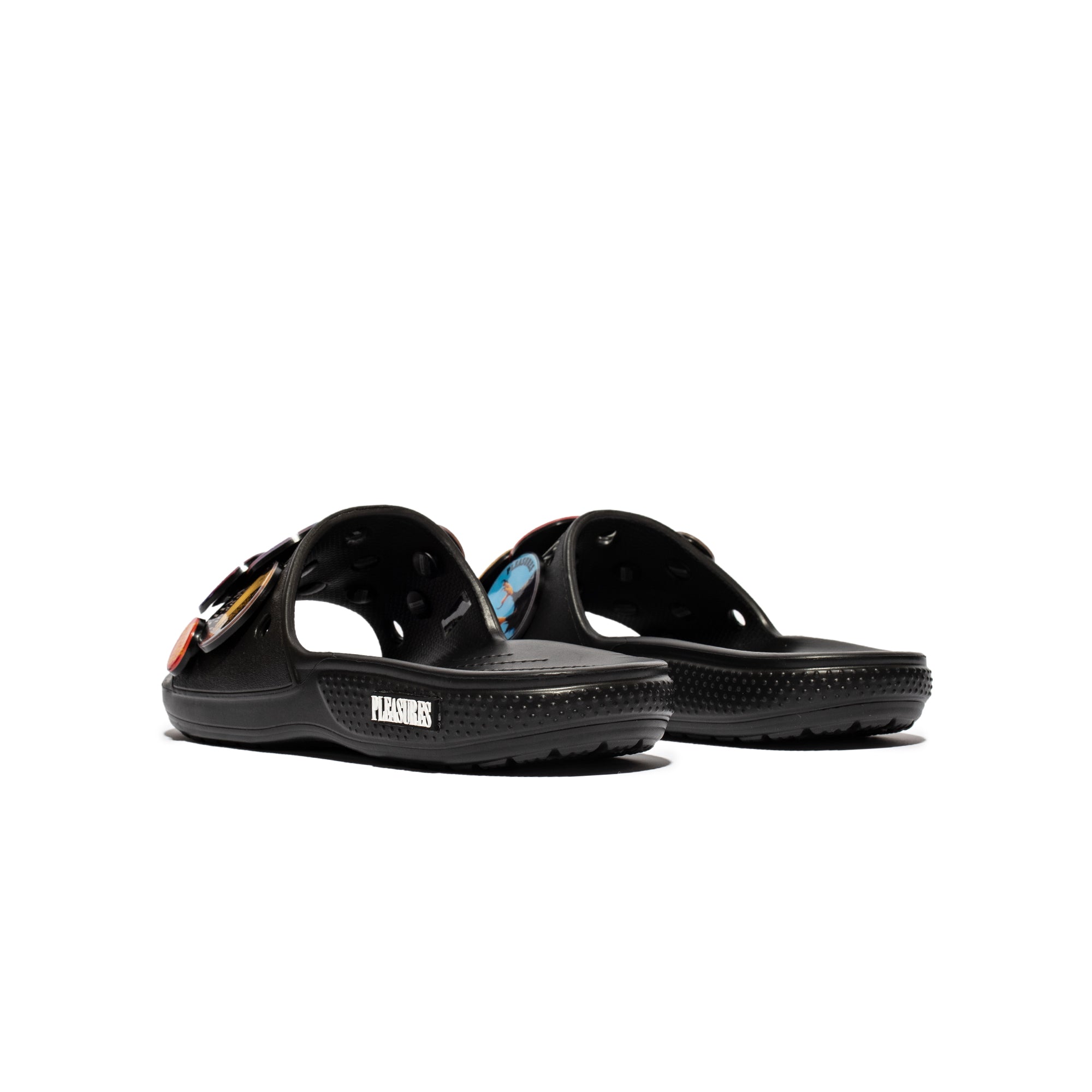 Crocs x Pleasures Mens Button Classic Slide 'Black'