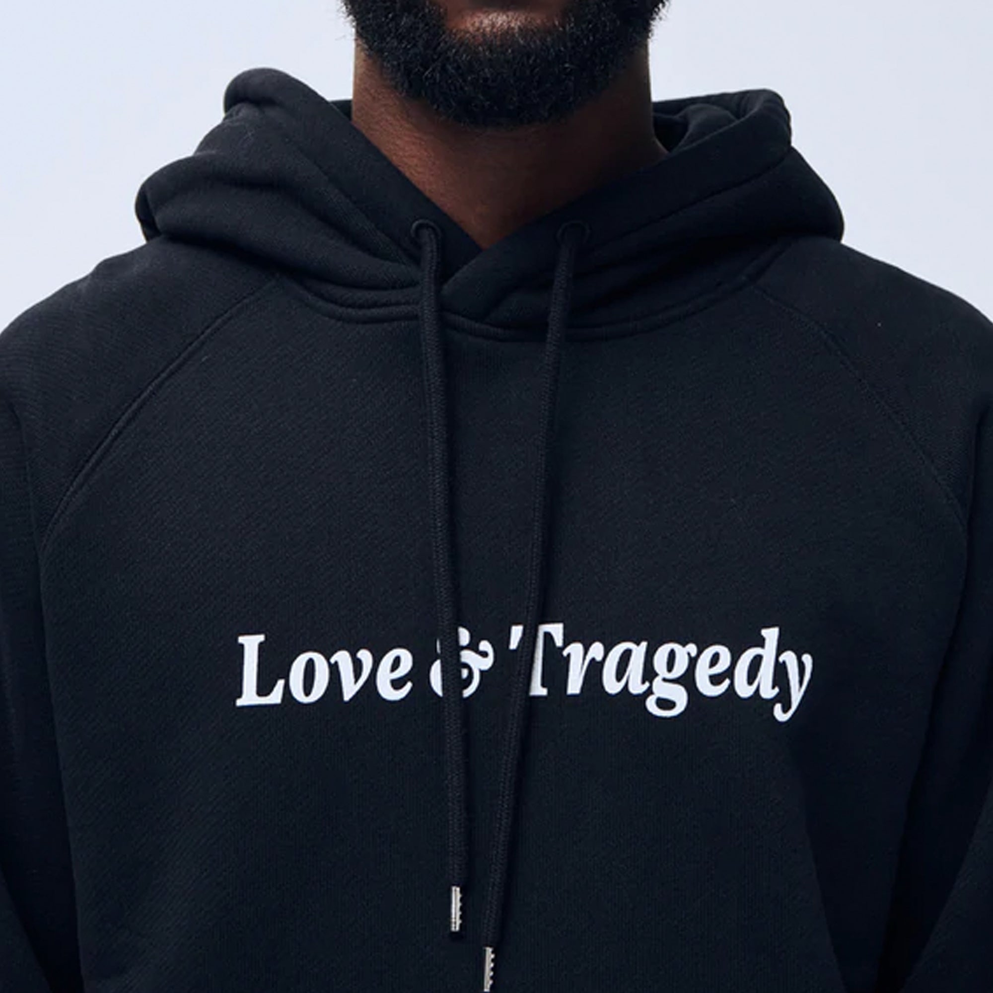 Soulland Mens Love and Tragedy Hoodie 'Black'