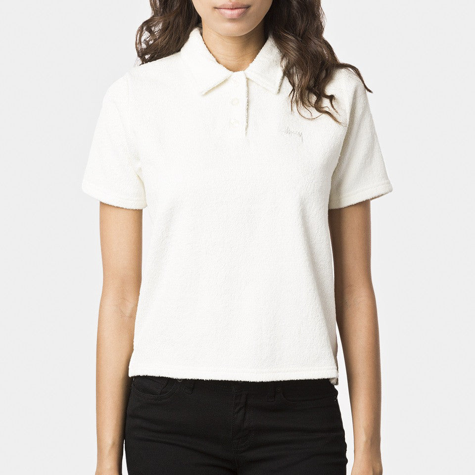 Stussy Women's Sunset Polo- White