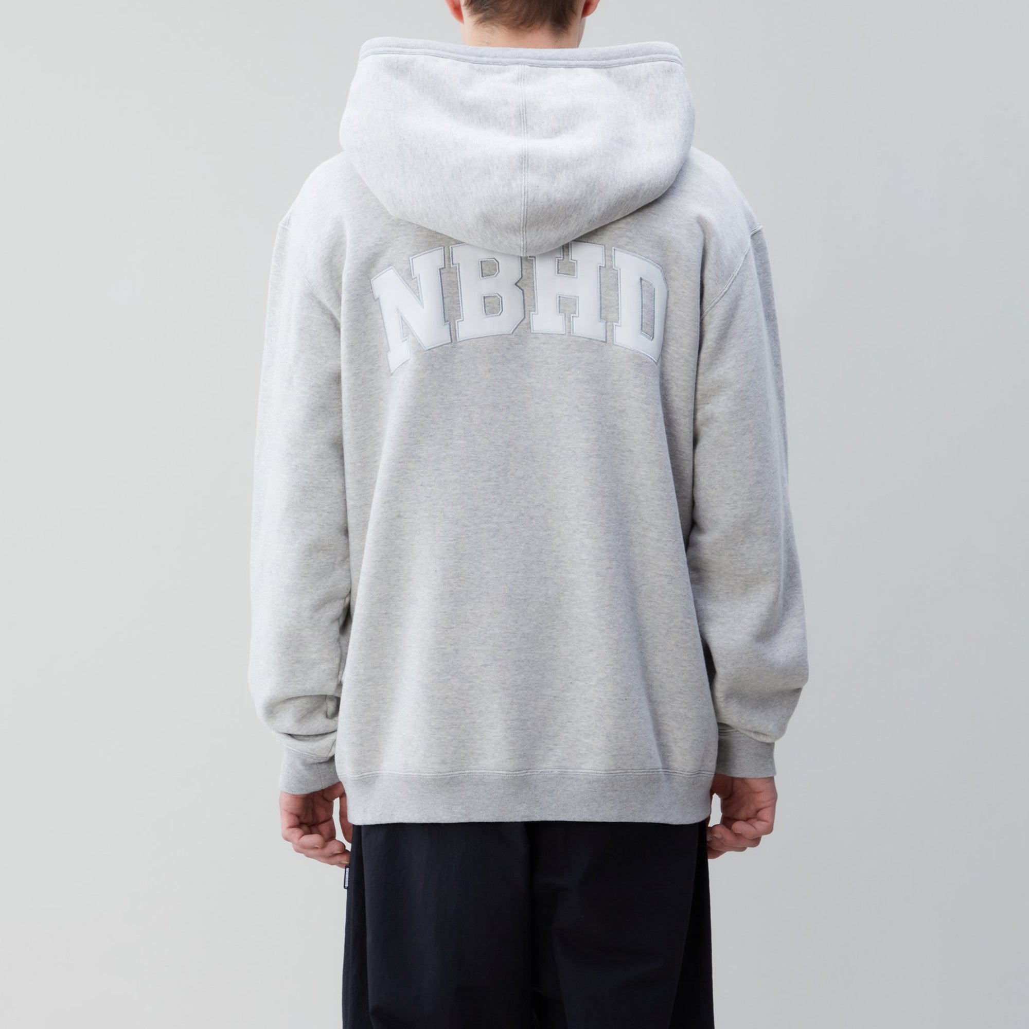 Neighborhood Mens Classic-S/ C-Hooded LS 'Gray'