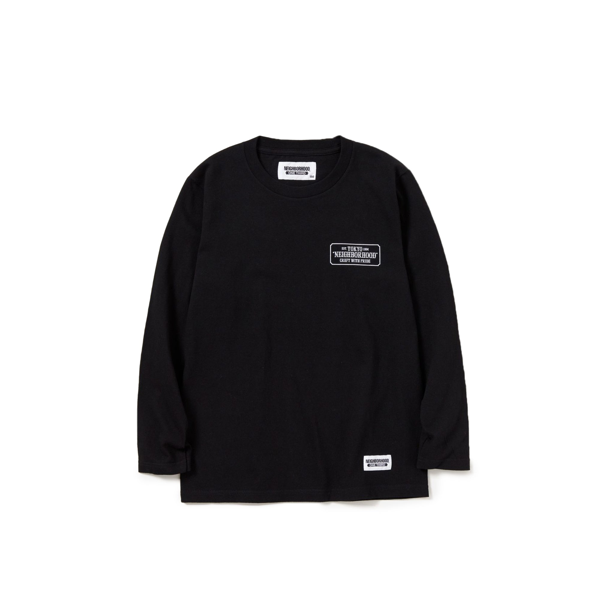 Neighborhood Mens Bar & Shield / C-Tee LS 'Black'