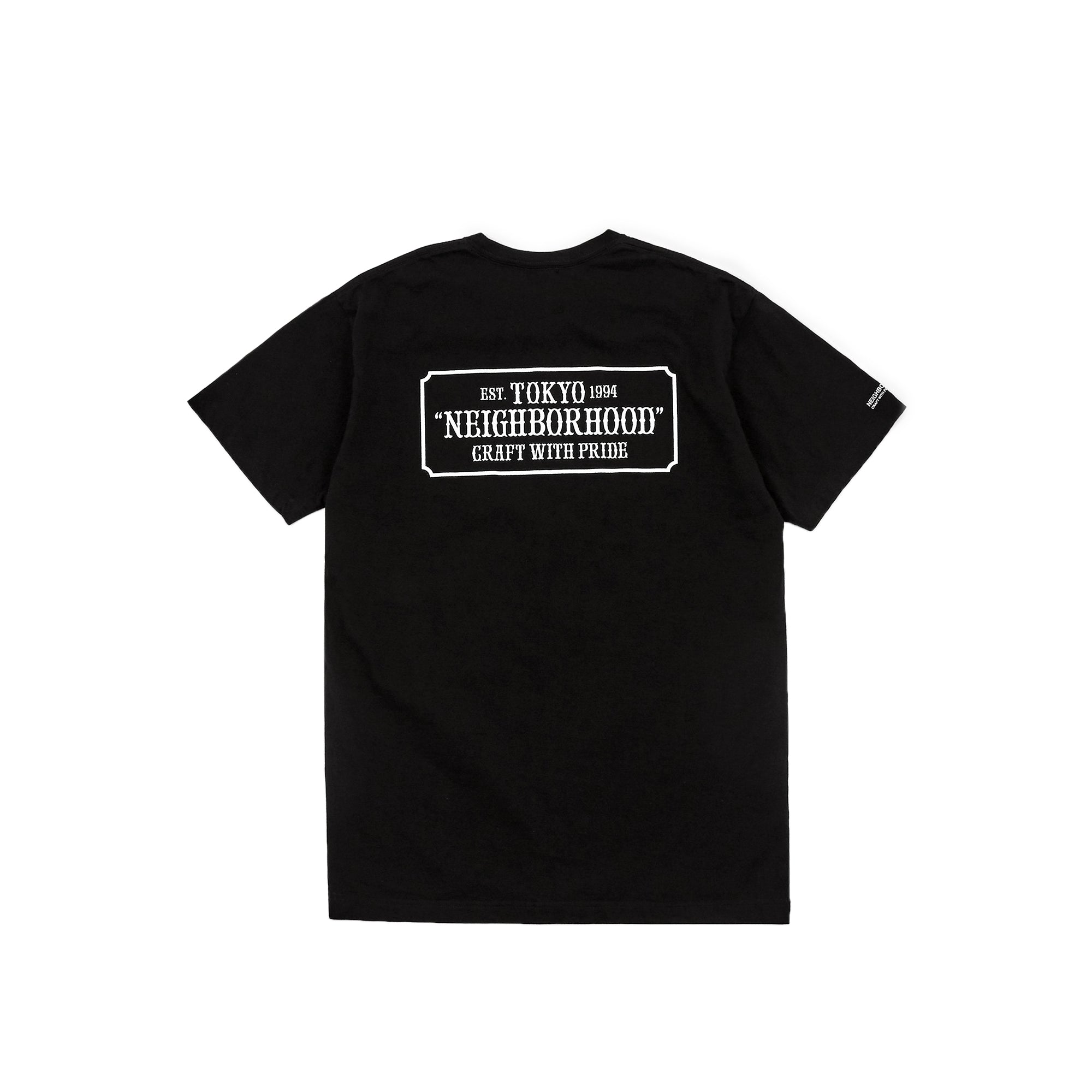 Neighborhood Mens Bar & Shield / C-Tee SS 'Black'