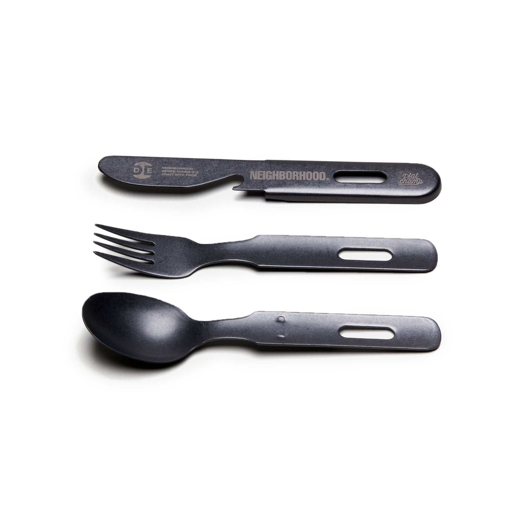 Neighborhood NH. Ode / S-Cutlery Set 'Black' – Extra Butter