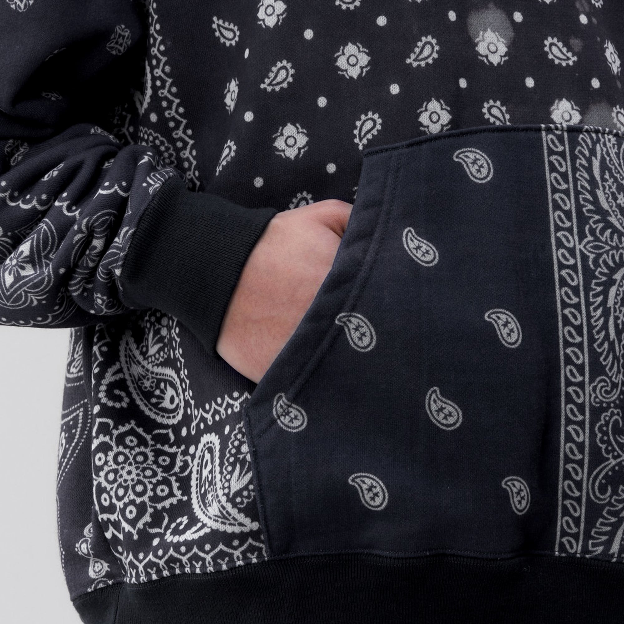 Neighborhood Mens Bandana Chopped / EC-Hooded LS 'Black'