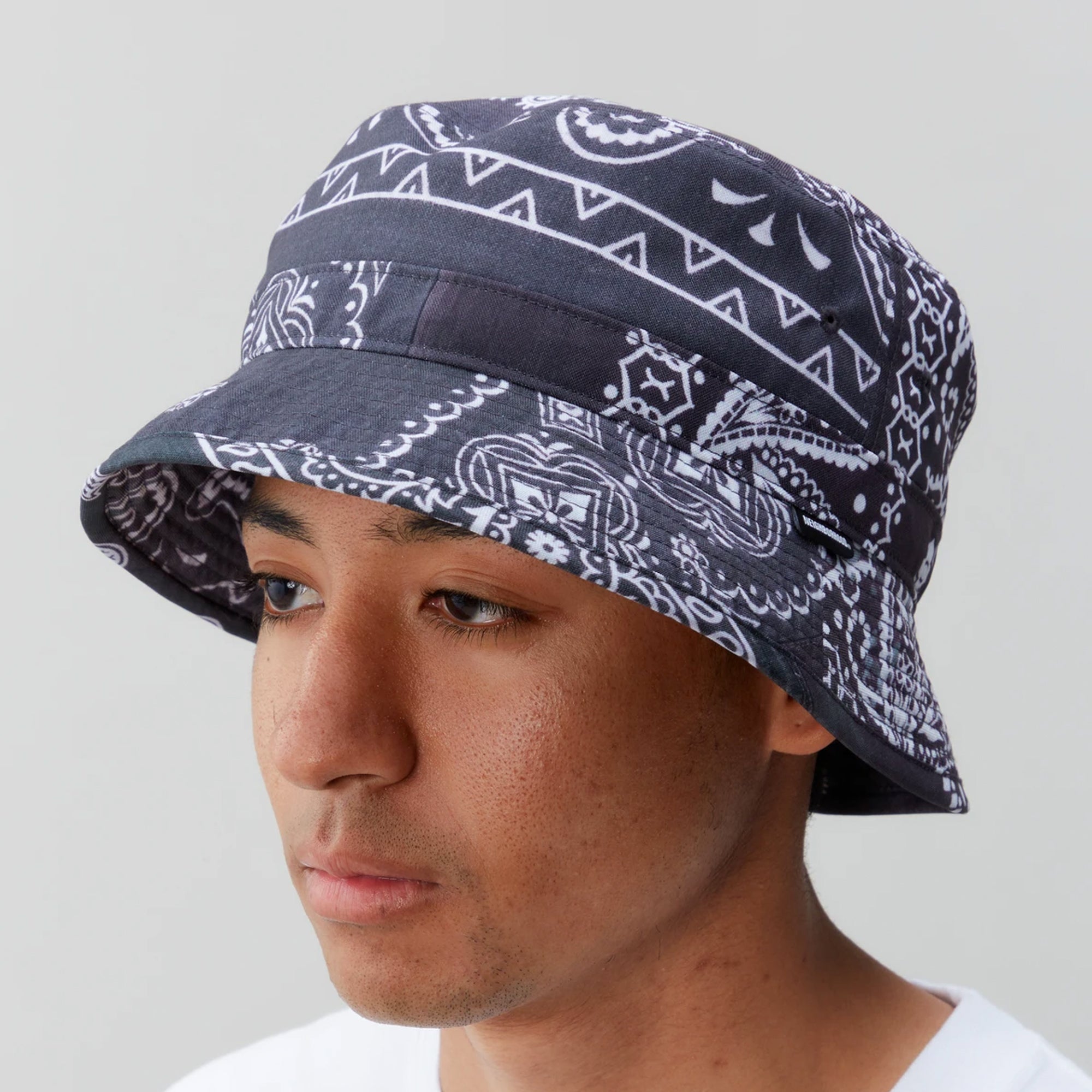 Neighborhood Mens Bandana Chopped E-Hat 'Black'