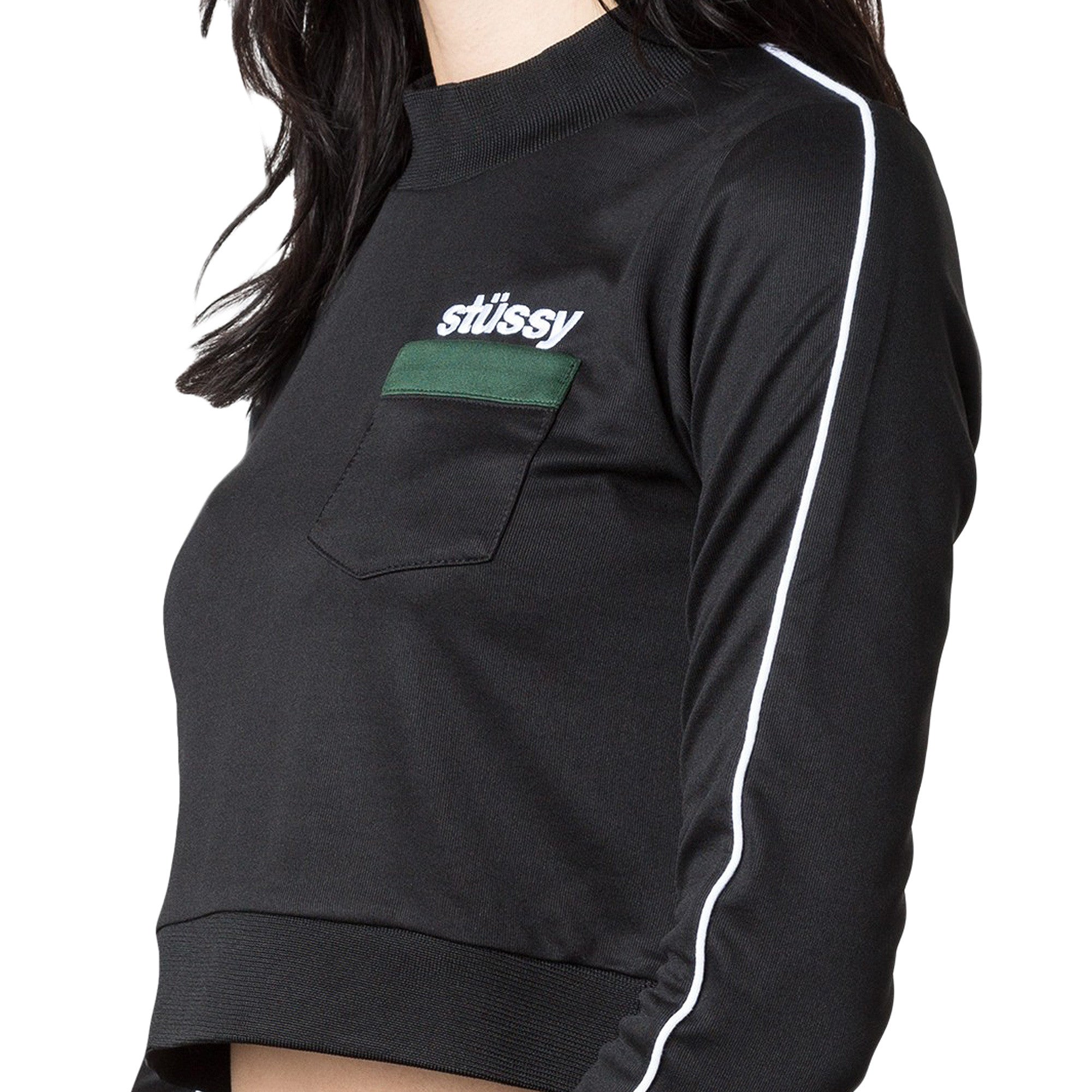 Stussy Women's Mercedes Track Top - Black