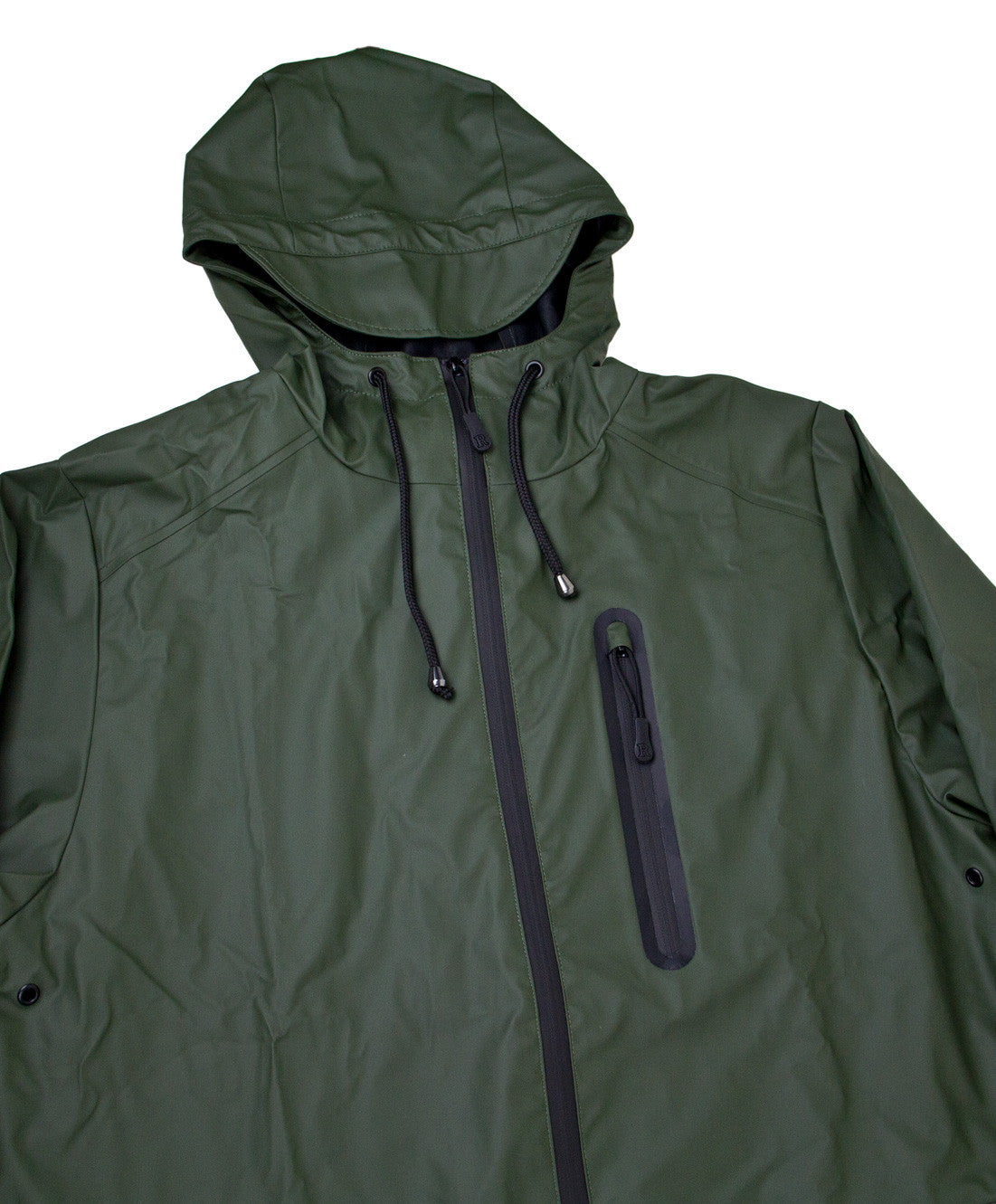 RAINS: Parka Coat (Green)