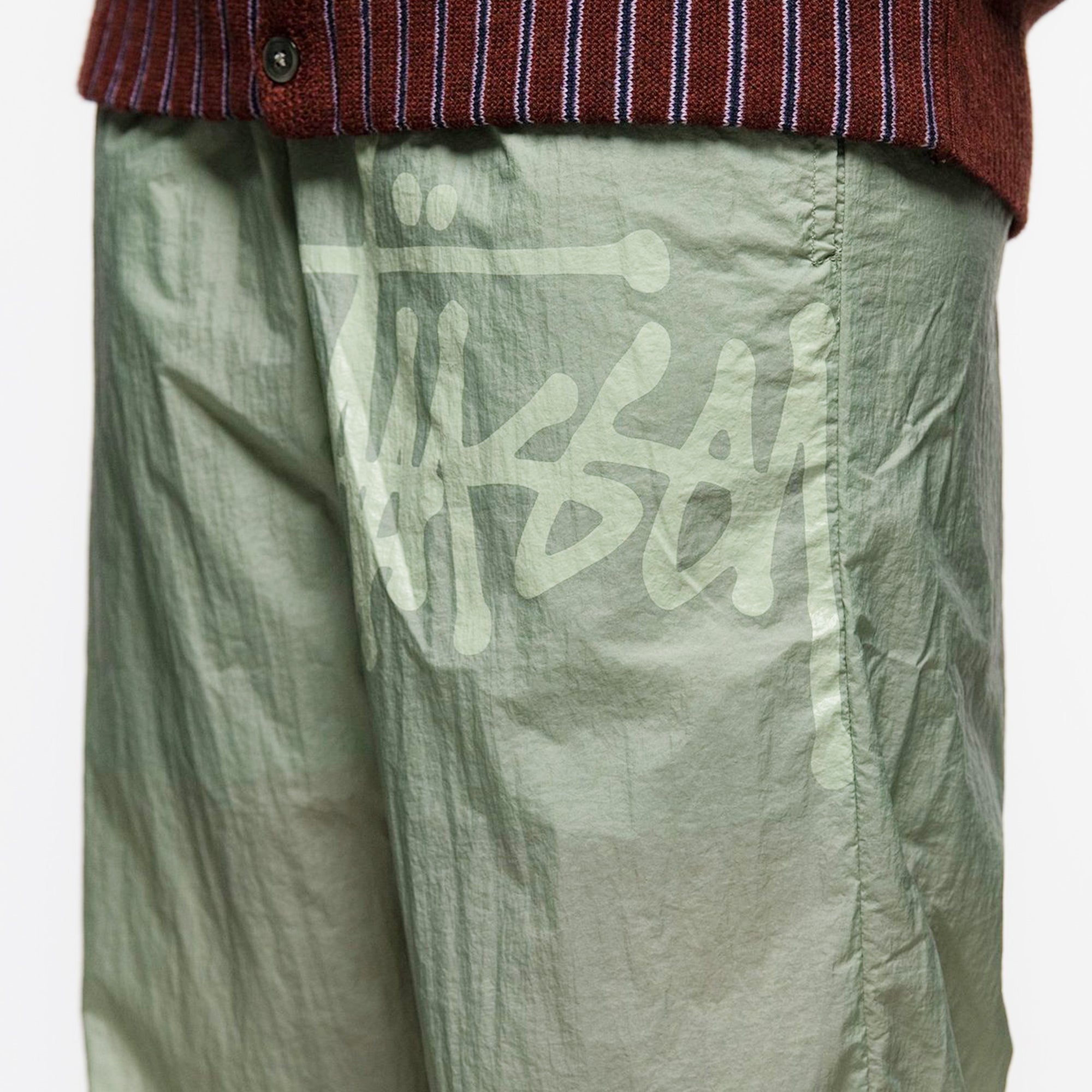 STUSSY NYLON WARM UP PANT