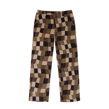 Stussy Womens Wobbly Check Trouser 'Brown'