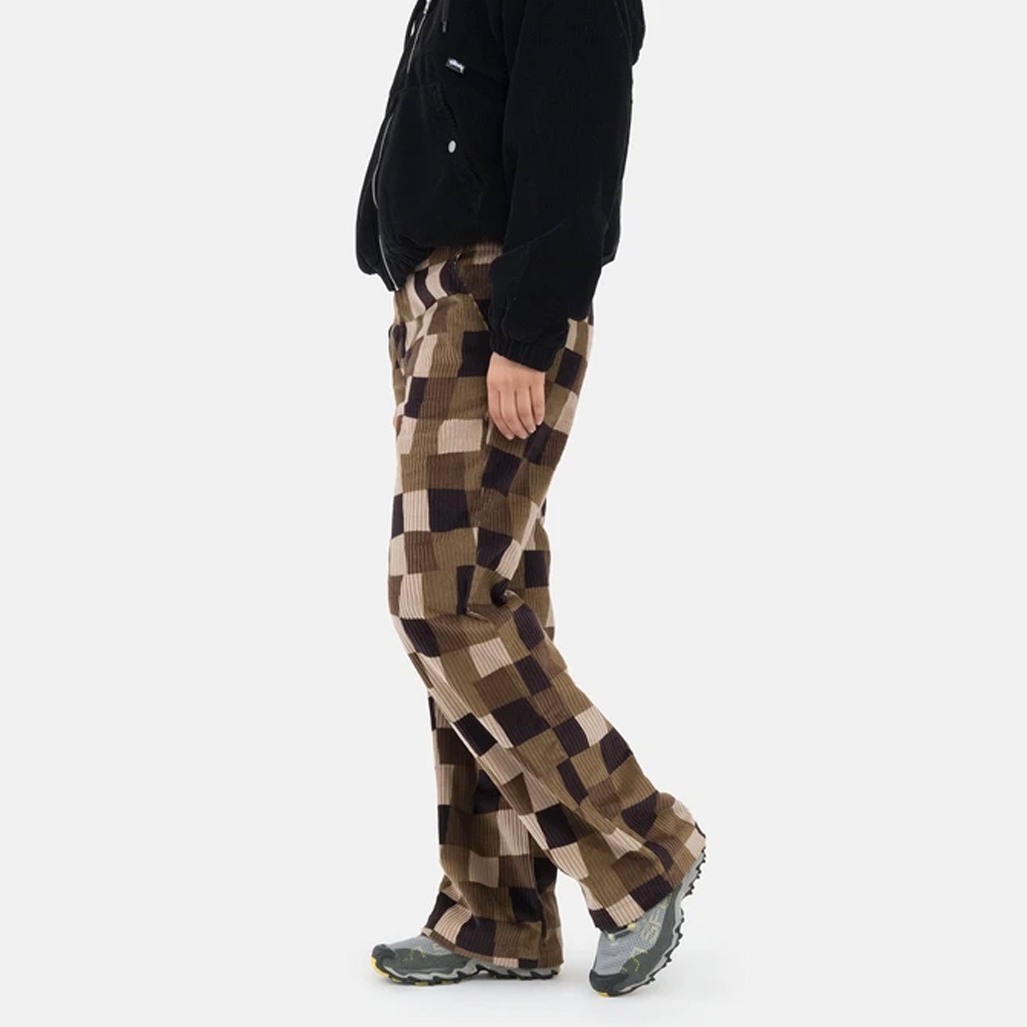 Stussy Womens Wobbly Check Trouser 'Brown'