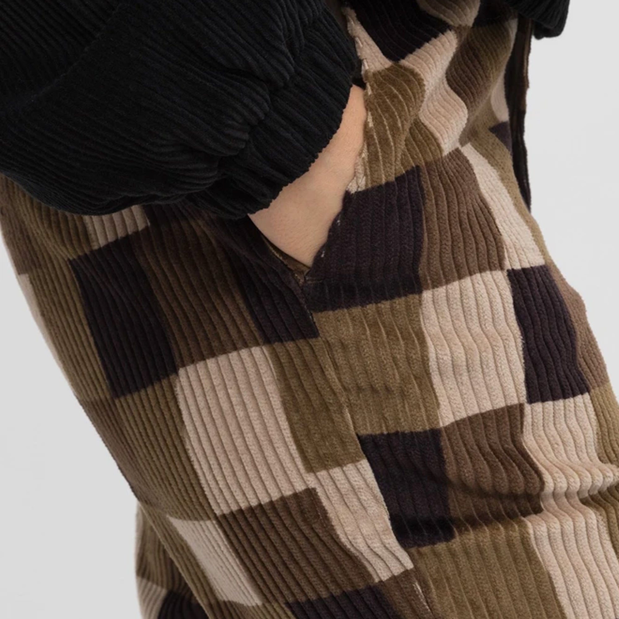 Stussy Womens Wobbly Check Trouser 'Brown'