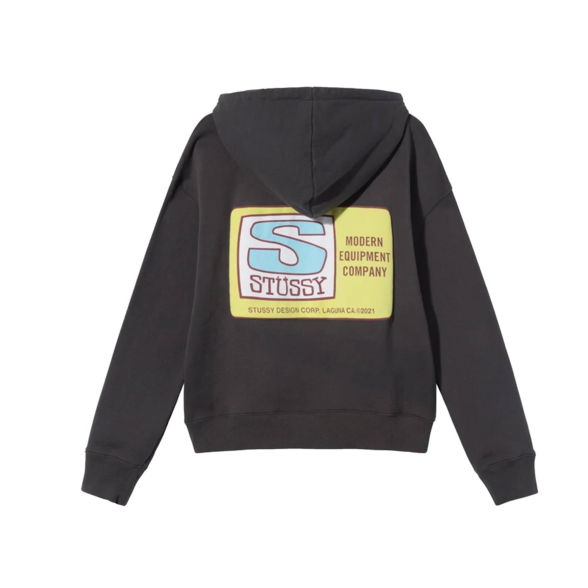 Stussy Womens Agness Boxy Crop Hoodie 'Charcoal' – Extra Butter