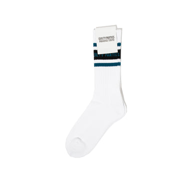 Wacko Maria Skater Socks Type 2 'Wht/Blue'