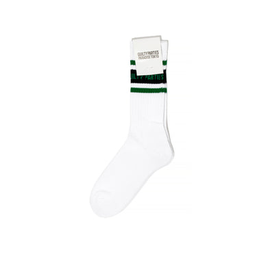 Wacko Maria Skater Socks Type 2 'Wht/Green'